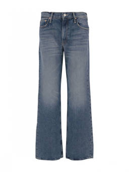 Mother Denim - Blue Flared High Rise Jeans