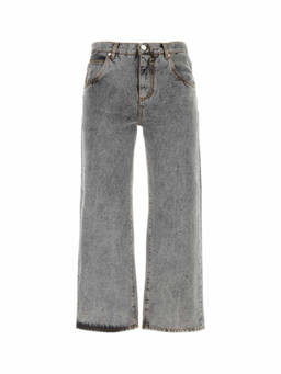 Etro - Grey Wide Leg Jeans