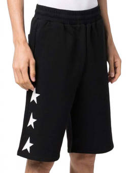 Golden Goose - Black Star Print Shorts