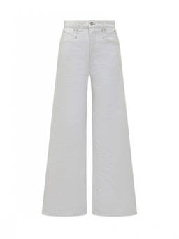 Isabel Marant - White Relaxed High Rise Jeans