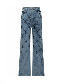 Des Phemmes - Blue Straight High Rise Jeans
