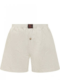 Willy Chavarria - White Textured Shorts