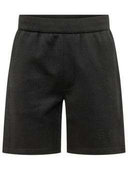 Givenchy - Black Textured Shorts