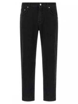Department 5 - Black Straight Mid Rise Jeans