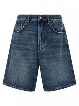 Department 5 - Blue Solid Denim Shorts