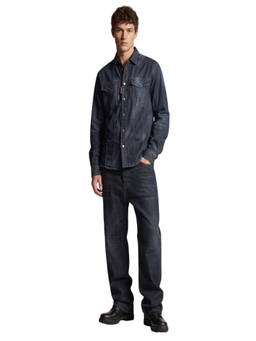 Dsquared2 - Navy Blue Mid Rise Jeans