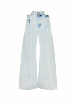 Maison Margiela - Light Blue Flared High Rise Jeans