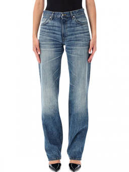 Haikure - Blue Tapered High Rise Jeans