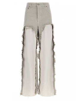 Haikure - Grey Flared High Rise Jeans