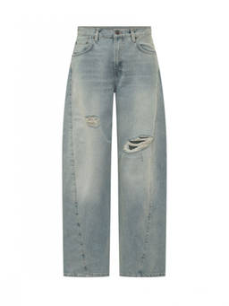 Haikure - Light Blue Straight High Rise Jeans
