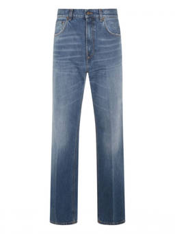 Haikure - Blue Straight High Rise Jeans