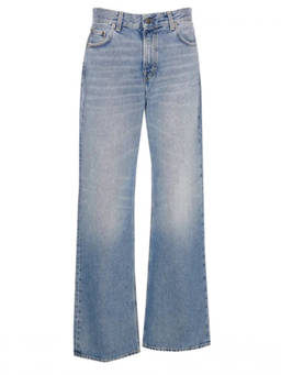 Haikure - Light Blue Flared High Rise Jeans