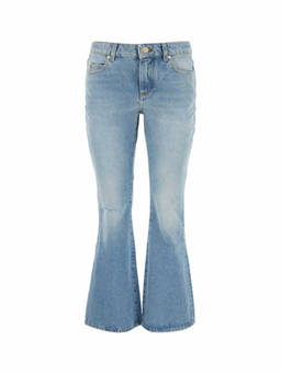 BALMAIN - Blue Flared Denim Jeans