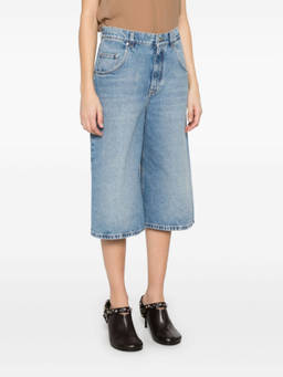 Stella McCartney - Sky Blue Denim Cotton Bermuda Shorts