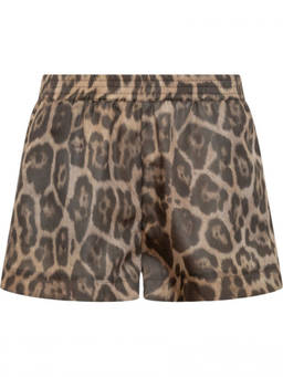Stella McCartney - Brown Leopard Print Shorts