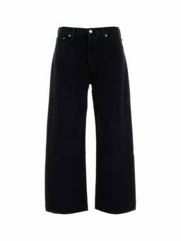 AGOLDE - Black Denim Crushed Jeans
