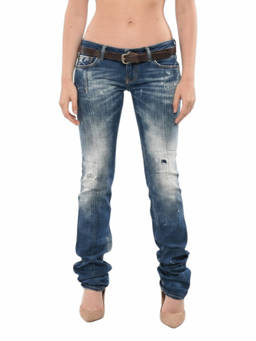 Dsquared2 - Blue Slim Low Rise Jeans