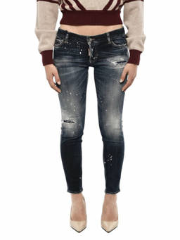 Dsquared2 - Blue Skinny Low Rise Jeans