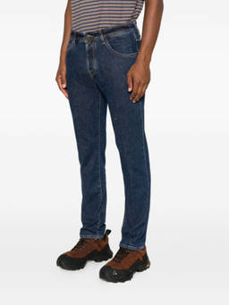 Jacob Cohen - Dark Blue Slim Fit Cropped Denim Jeans
