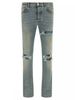 Amiri - Blue Skinny Mid Rise Jeans