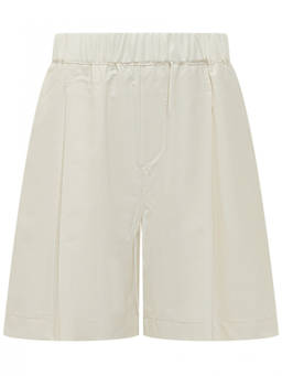 A Paper Kid - Beige Solid Shorts