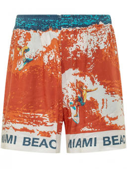 GALLERY DEPT. - Orange Graphic Shorts
