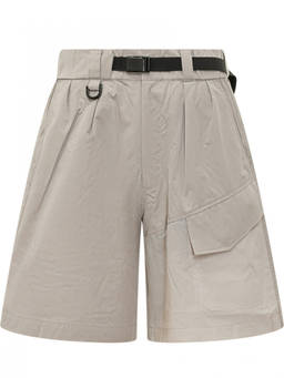 Y-3 - Taupe Solid Shorts