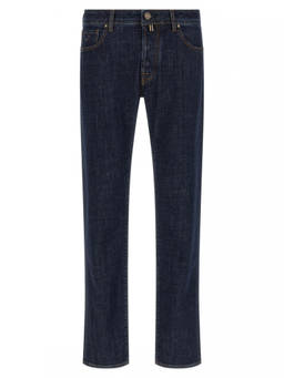 Jacob Cohen - Blue Slim Mid Rise Jeans