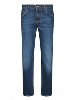 Dolce&Gabbana - Blue Mid Rise Jeans