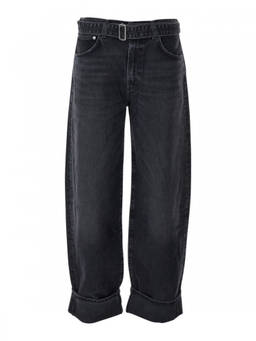 AGOLDE - Grey Cuffer Taper Jeans