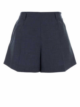 Givenchy - Navy Blue Wool Shorts