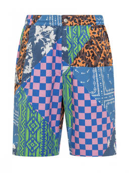 Marcelo Burlon - Multicolor Printed Shorts
