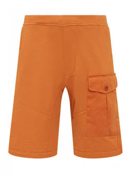 Ten C - Orange Solid Shorts