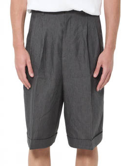 JACQUEMUS - Grey Relaxed Solid Shorts