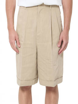 JACQUEMUS - Light Beige Relaxed Shorts