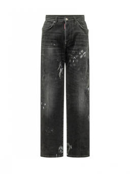 Dsquared2 - Black Straight Mid Rise Jeans
