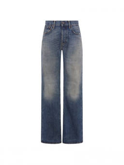 Acne Studios - Blue Straight Mid Rise Jeans