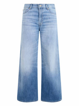 7 For All Mankind - Light Blue Relaxed High Rise Jeans