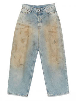 Acne Studios - Sky Blue Relaxed High Rise Jeans