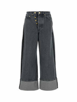 Ganni - Black Loose High Rise Jeans