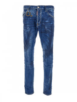Dsquared2 - Blue Worn Effect Jeans