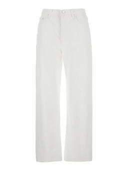 Toteme - White Organic Cotton Denim Jeans