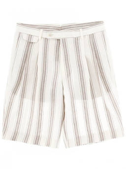 Boss - White Stripes Shorts
