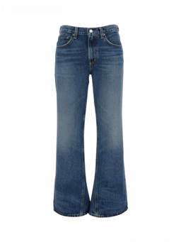 AGOLDE - Dark Blue Wide Led Jeans