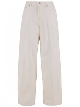 Haikure - White Relaxed High Rise Jeans