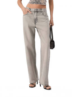 Haikure - Light Grey Straight Mid Rise Jeans