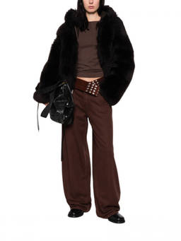 Haikure - Brown Loose High Rise Jeans