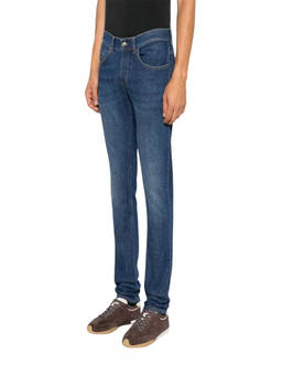 Dondup - Blue Slim Mid Rise Jeans