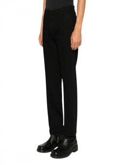 Dondup - Black Straight Mid Rise Jeans