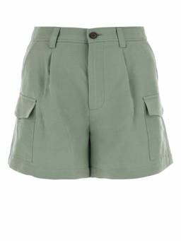 Woolrich - Sage Green Viscose Blend Shorts